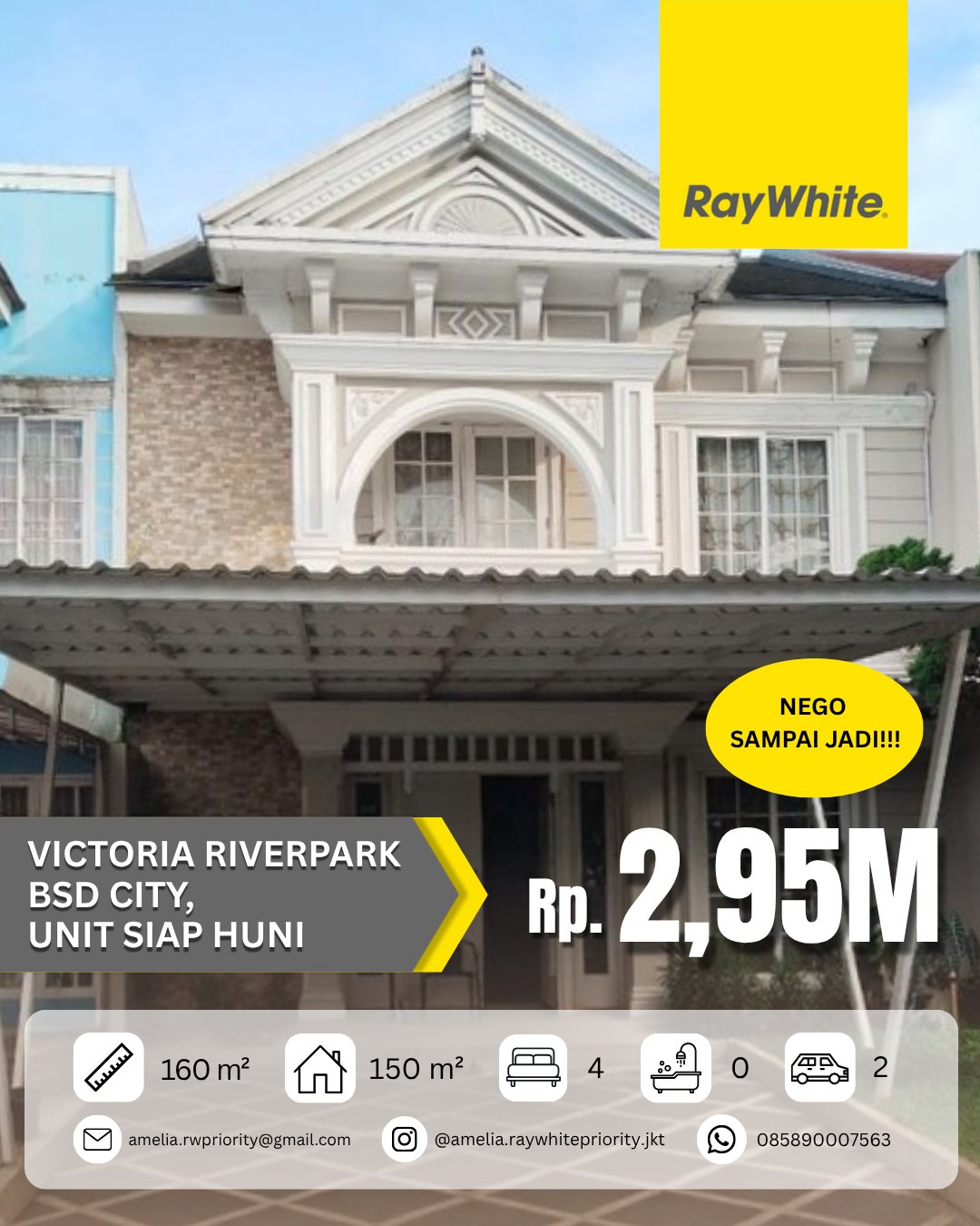 Rumah di Victoria Riverpark BSD City, Unit Siap Huni (NEGO SAMPAI JADI!!!) - foto 1